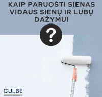 Kaip paruošti sienas vidaus sienų ir lubų dažymui?