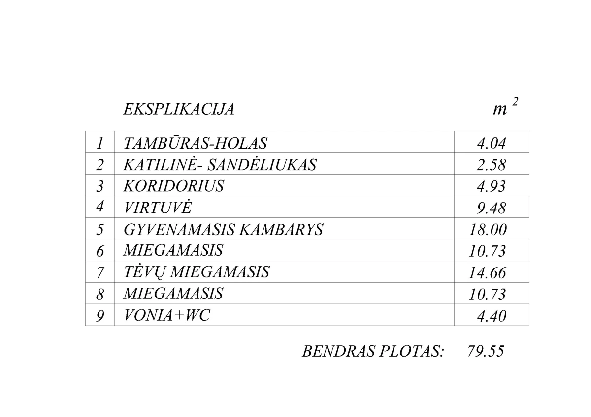 Sodo namo projektas RAPOLAS-2