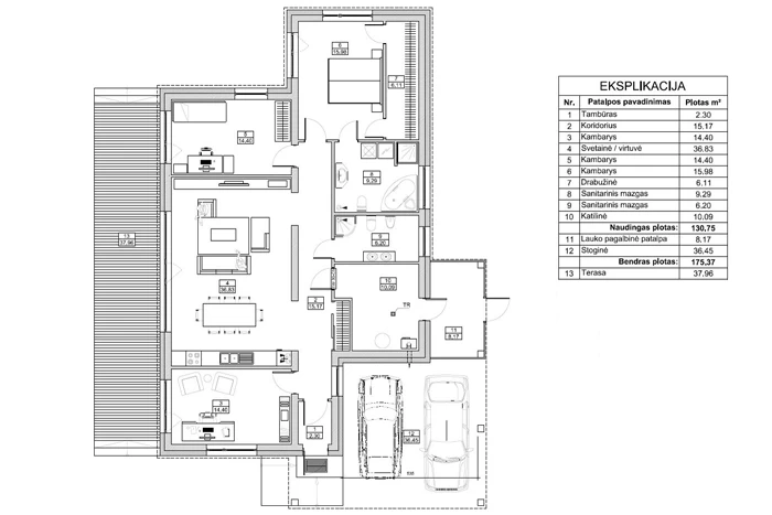 Gyvenamojo namo projektas 403 Raudonės g., Vilnius