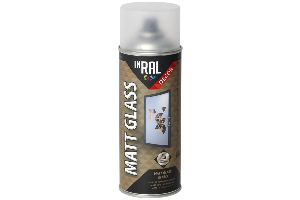 Aerozoliniai dažai INRAL DECOR MATT GLASS 400ml