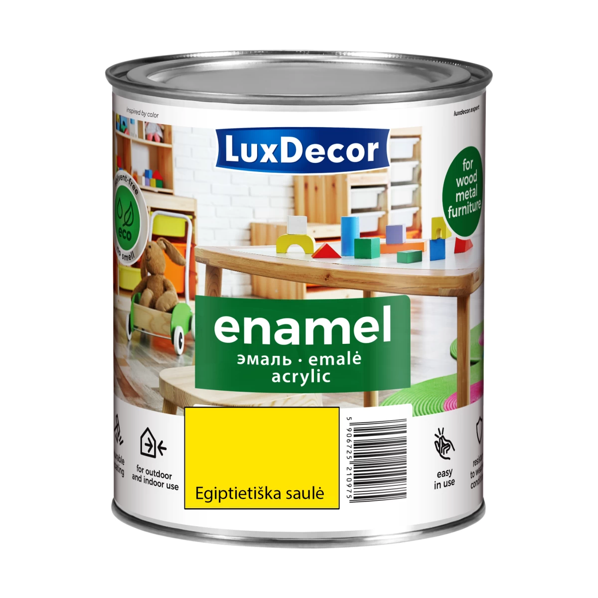 Akrilinė emalė LUXDECOR, 0,75l egiptietiška saulė