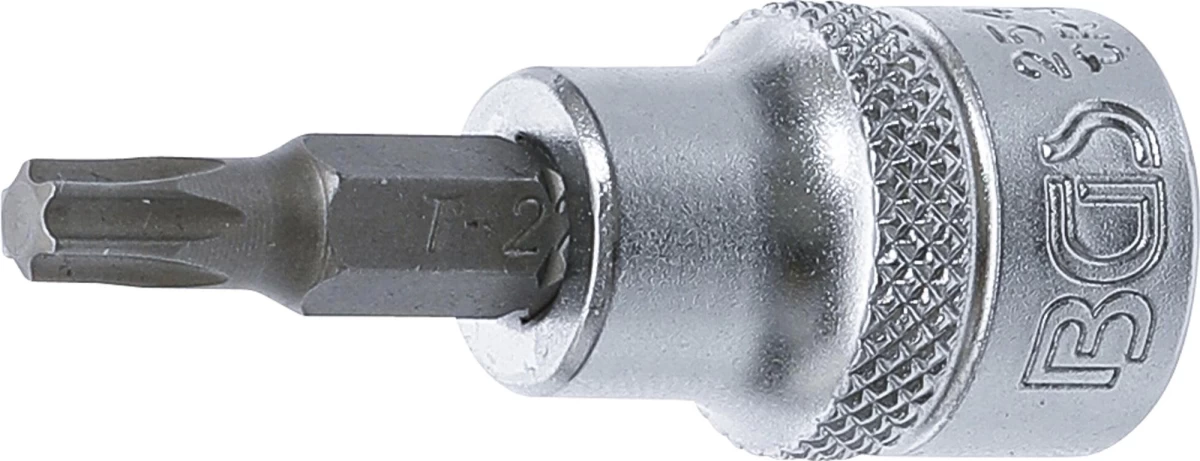 Antgalis įpresuotas į galvutę | 10 mm (3/8) | T-Star (Torx) T27 (2544)