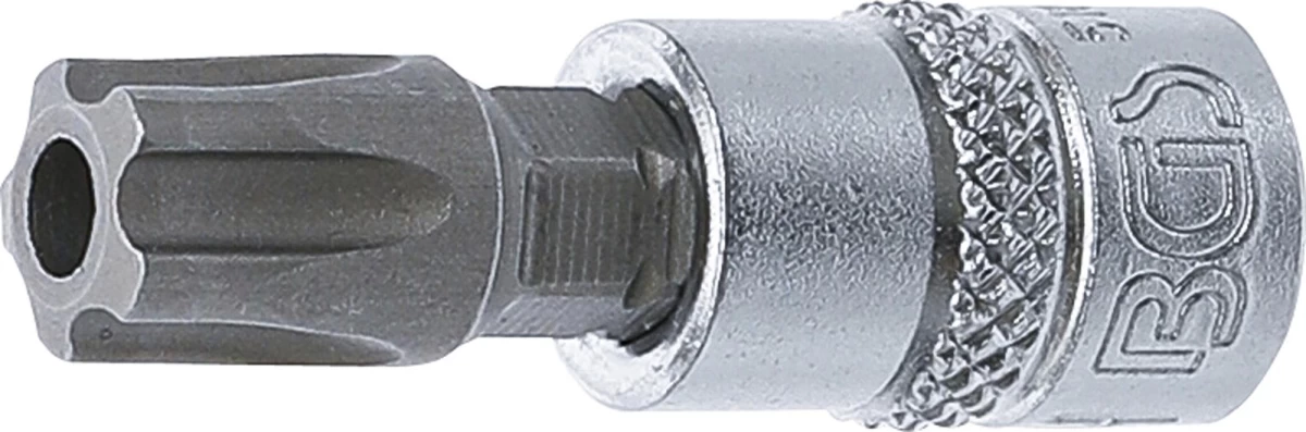 Antgalis įpresuotas į galvutę 5 kampų | 6.3 mm (1/4) | T-Star su skyle (Torx) TS50 (5184-TS50)