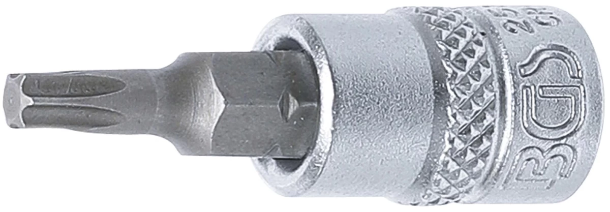 Antgalis įpresuotas į galvutę | 6.3 mm (1/4) | T-Star (Torx) T15 (2591)