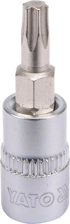 Antgalis įpresuotas į galvutę | 6.3 mm (1/4) | T-Star (Torx) T30 (YT-04306)