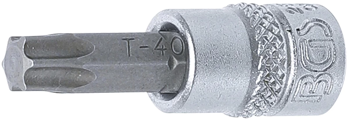 Antgalis įpresuotas į galvutę | 6.3 mm (1/4) | T-Star (Torx) T40 (2596)