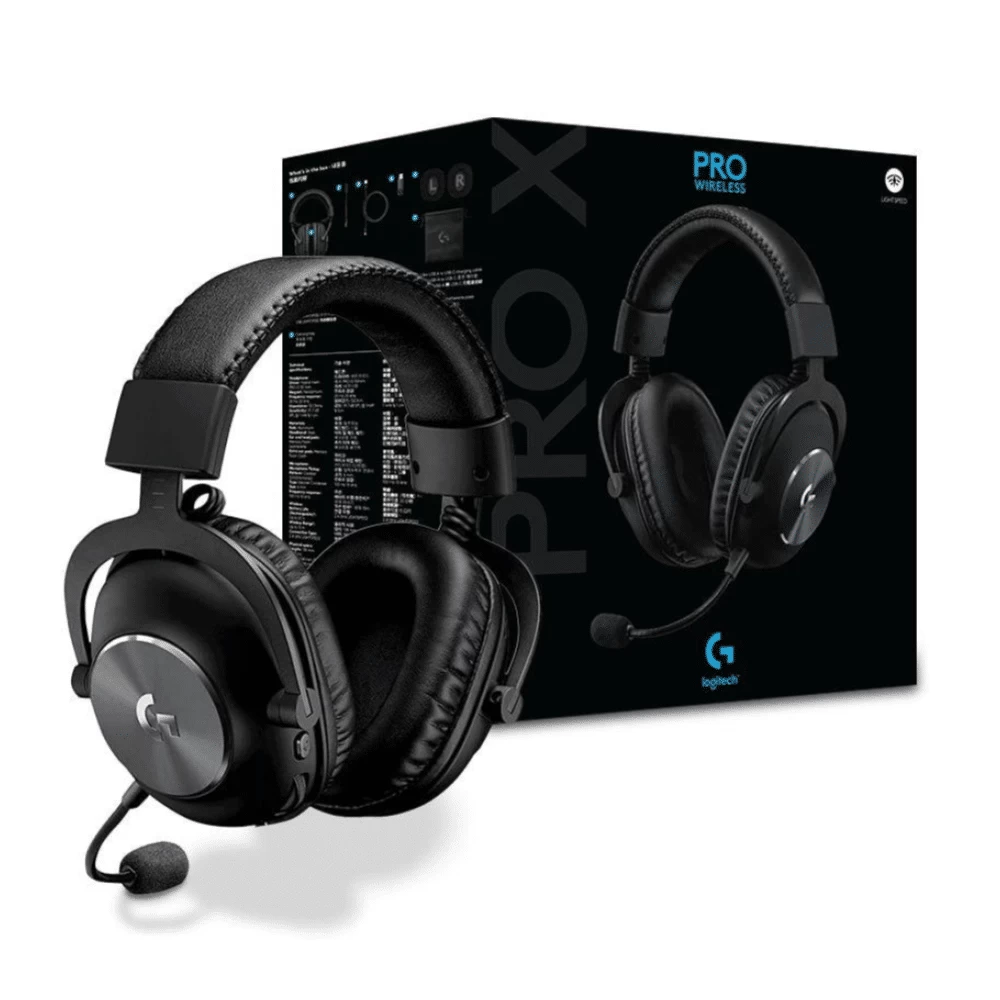 Ausinės Logitech G PRO X Wireless Gaming, juoda (Ekspozicinė prekė)