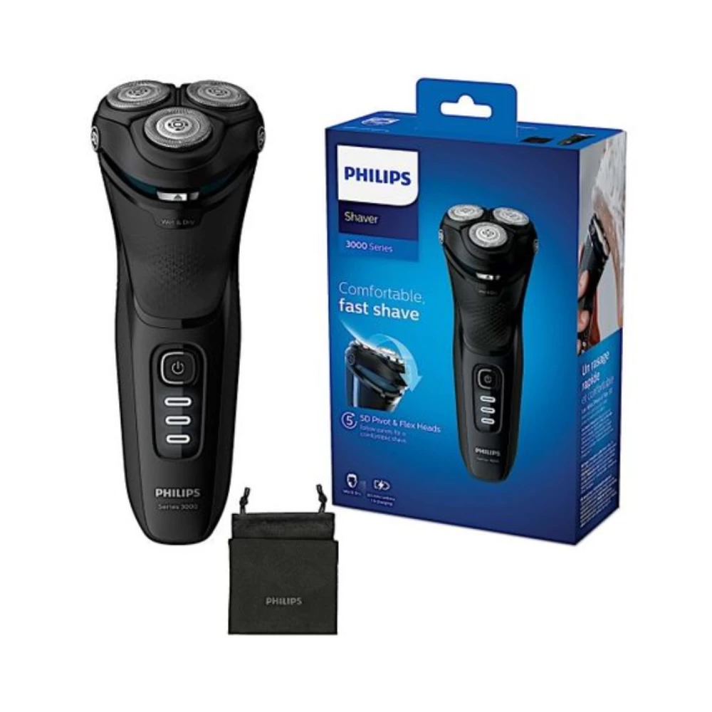 Barzdaskutė Philips Shaver 3000 Series S3233/52 (Ekspozicinė prekė)