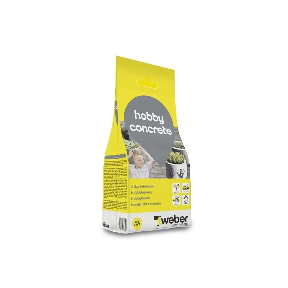 Betono mišinys dirbiniams WEBER Hobby Concrete, 15kg