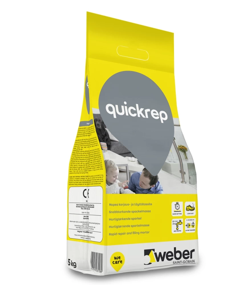 Betono mišinys WEBER Quickrep, 5kg