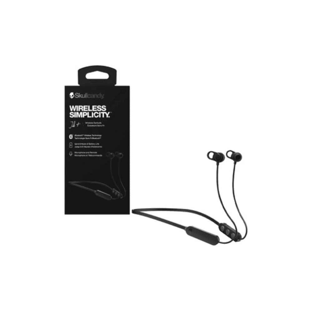 Bevielės Ausinės Skullcandy JIB+, juoda (Ekspozicinė prekė)