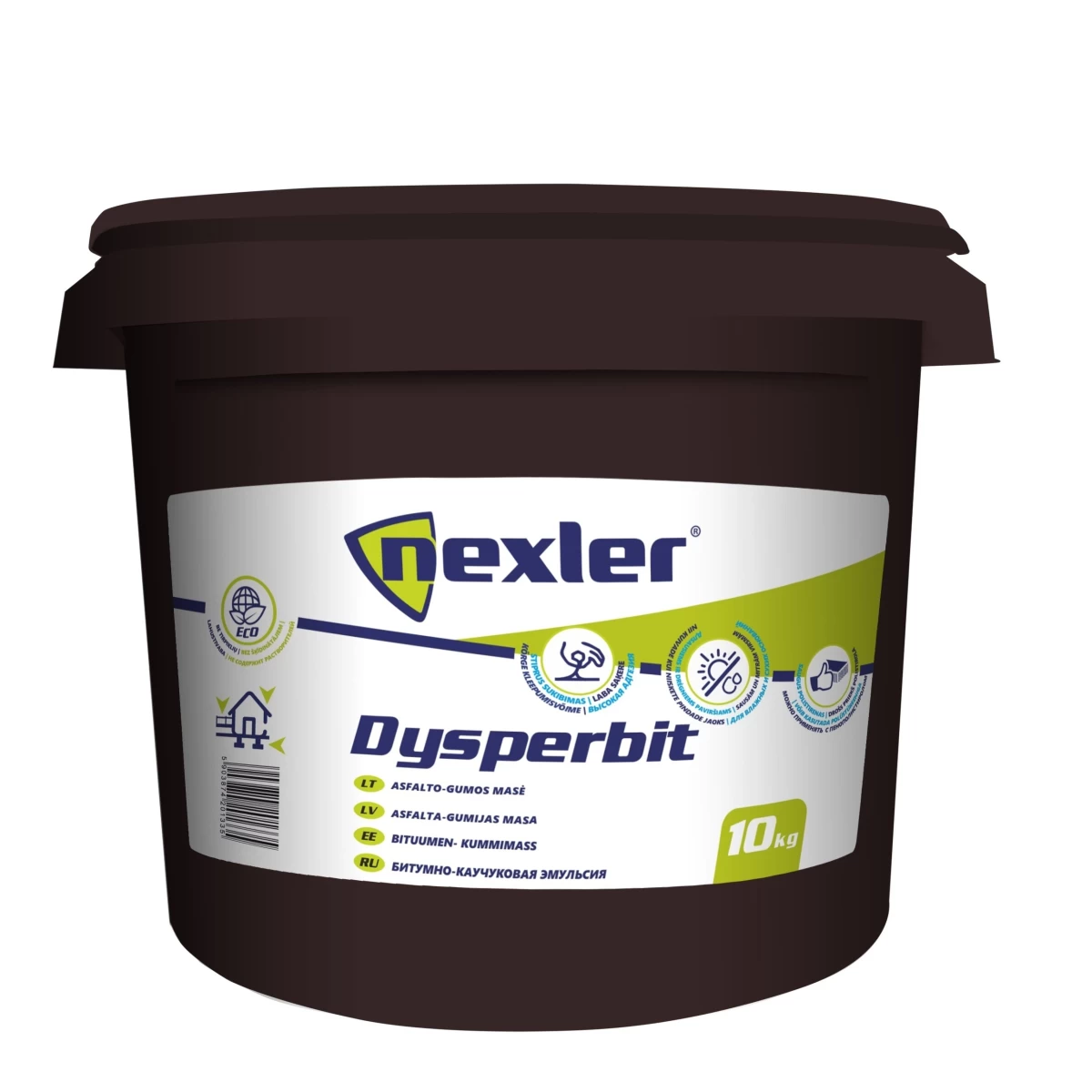 Bituminė-kaučiukinė dispersinė mastika NEXLER Dysperbit DN, 5kg