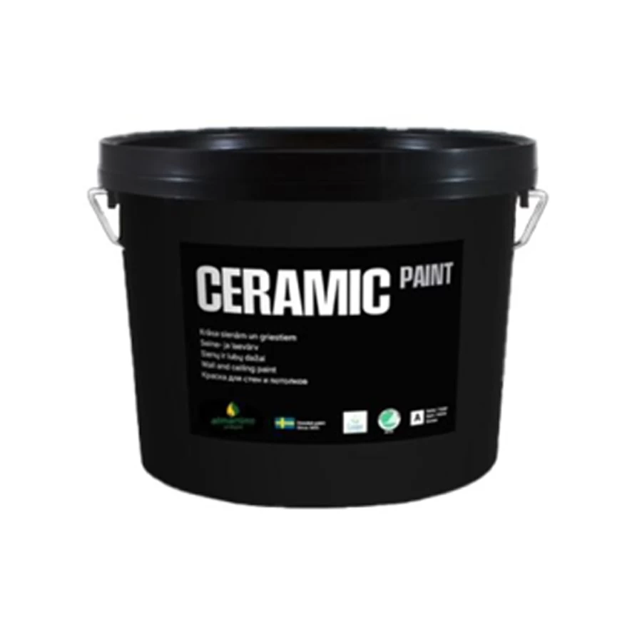 Ceramic Paint Premium kl. vandeniui atsparūs sienų dažai, A bazė, 2,7L