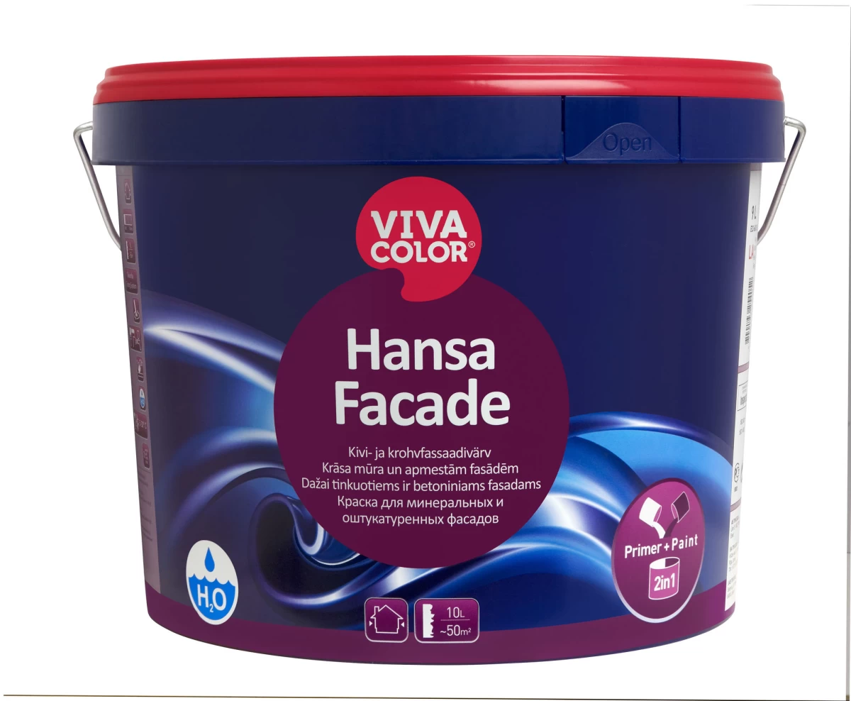 DAŽAI FASADAMS VIVACOLOR HANSA FACADE (A BAZĖ) 9l