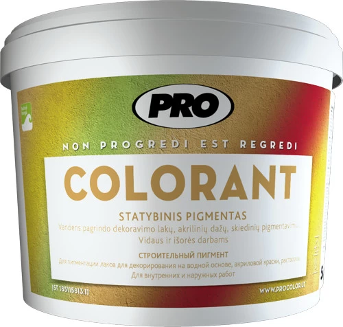 Dažai-pigmentai PRO Colorant, 1,5kg ruda sp.