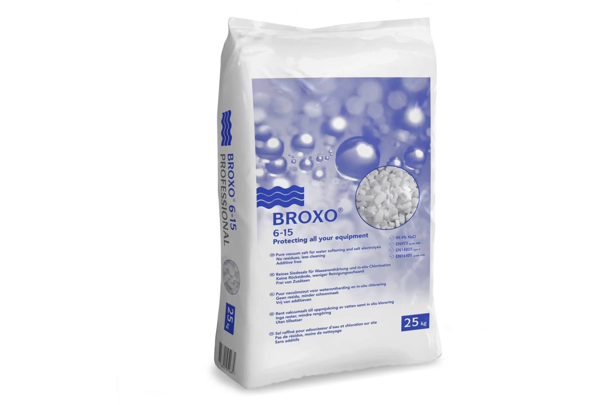 Druska vandens minkštinimo filtrams BROXO, 25kg