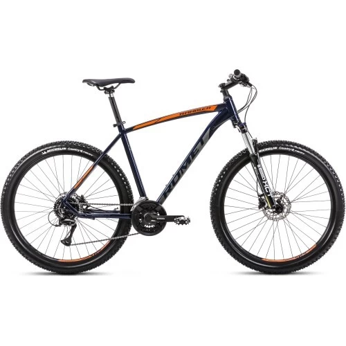 Dviratis Romet Rambler R7.3 2024 dark blue-orange