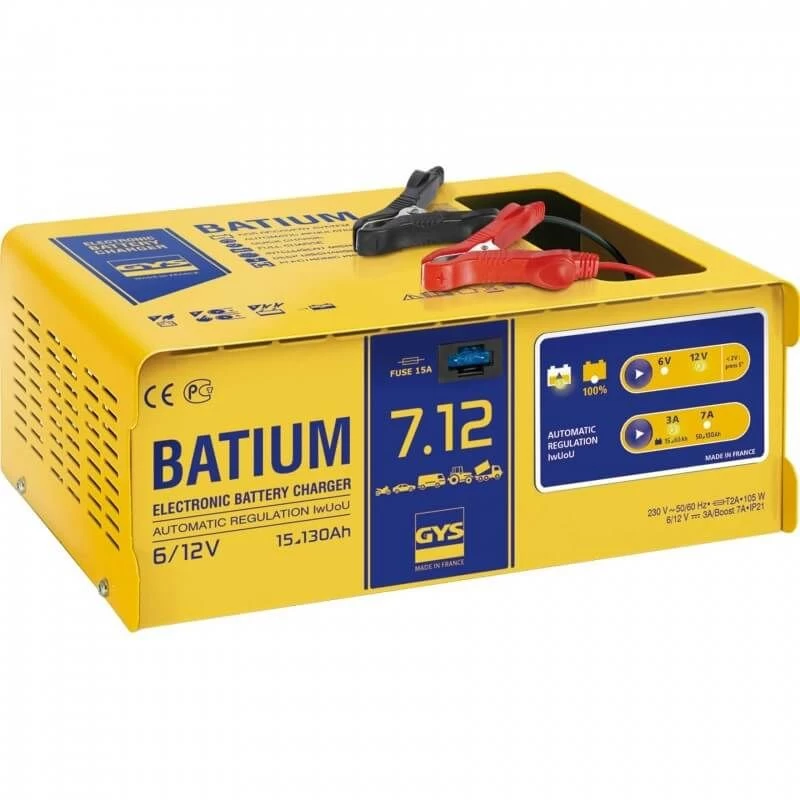 Elektroninis akumuliatorių įkroviklis GYS Batium 7/12