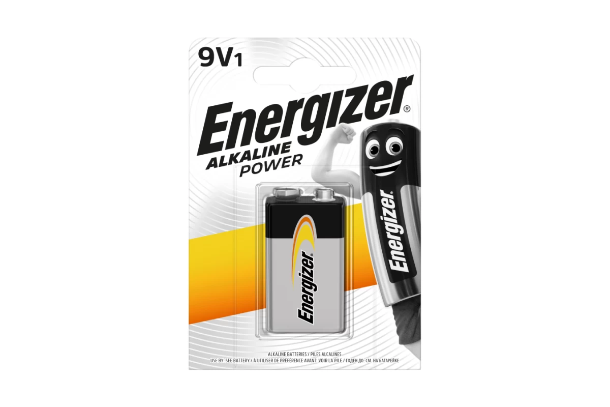 Elementai ENERGIZER 6LR61 9V Base 1 vnt