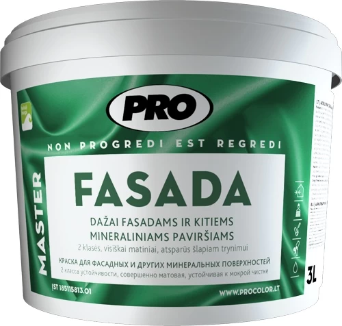 FASADINIAI PRO DAŽAI (BAZĖ A) 0,9L