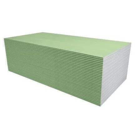 Gipso kartono plokštė KNAUF Green, 1200x2000x12,5mm atspari drėgmei