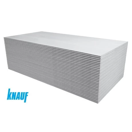 Gipso kartono plokštė KNAUF White Standartinė, 1200x2600x12,5mm