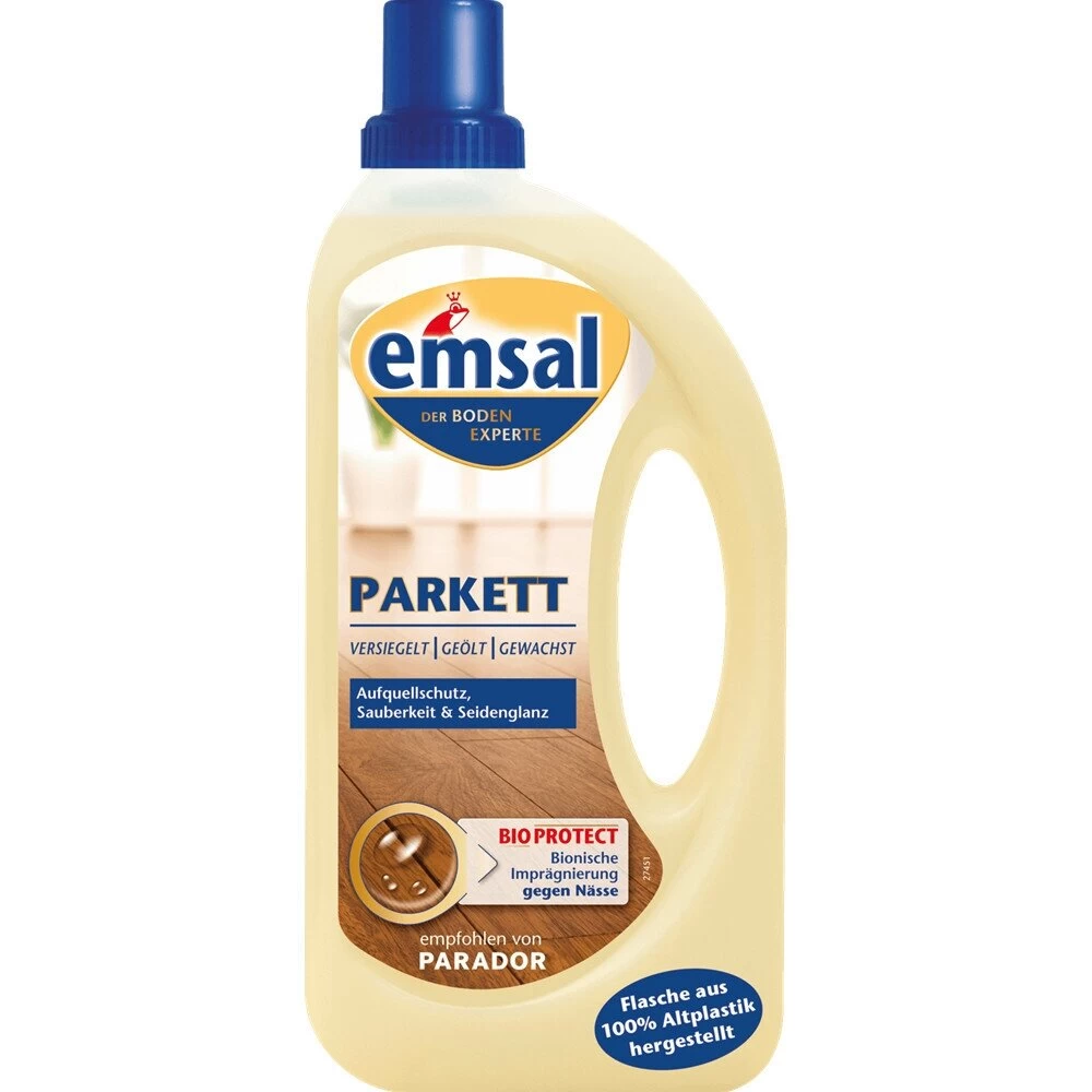 Grindų valymo priemonė EMSAL Parquet, 1l