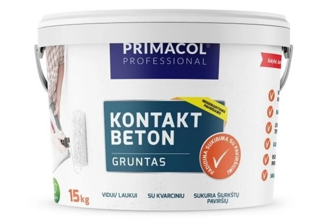 Gruntas PRIMACOL Beton Kontakt, 1,5 kg