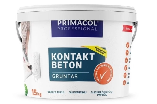 Gruntas PRIMACOL Beton Kontakt, 4,5kg