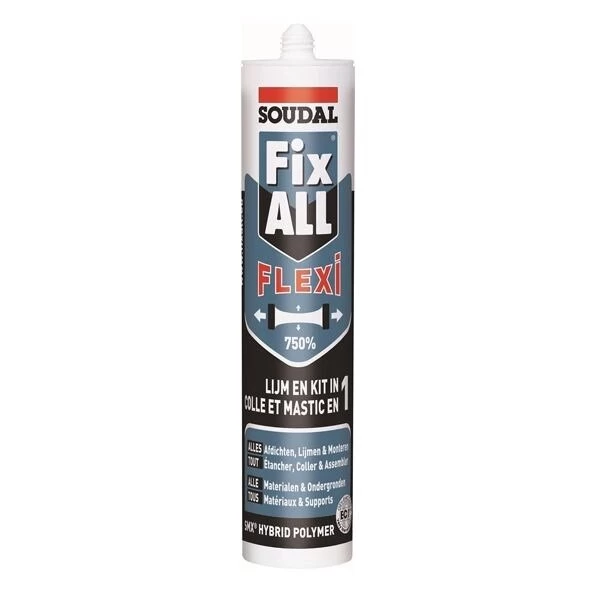 Hermetikas SOUDAL Fix All, 290ml baltas