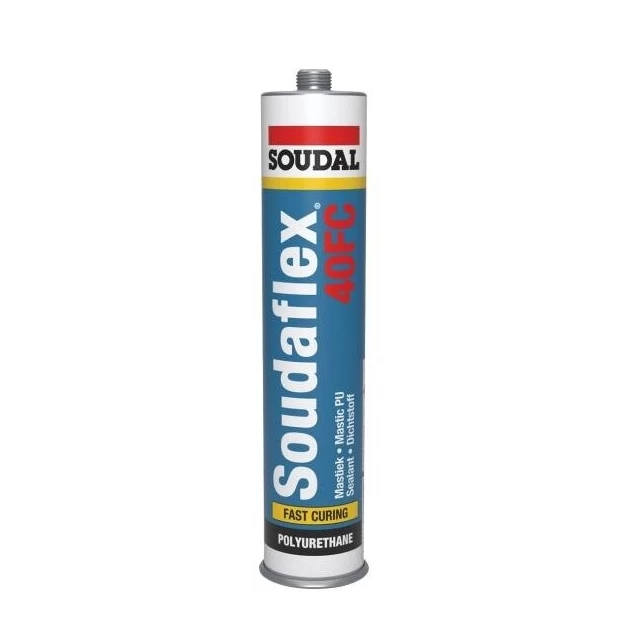 Hermetikas SOUDAL Soudaflex 40FC, 600ml betono pilka