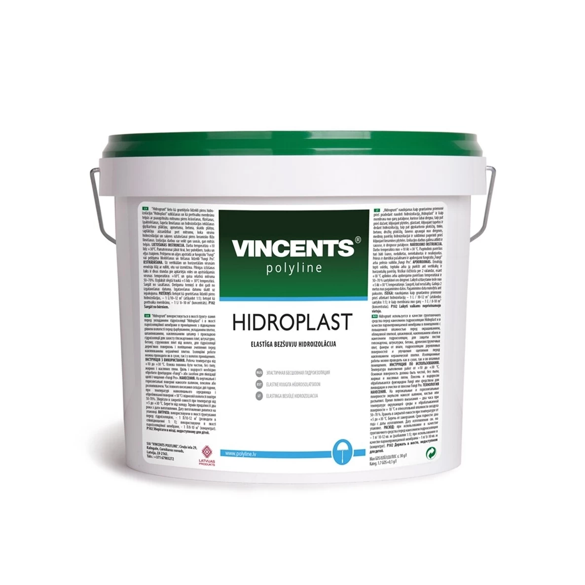 Hidroizoliacija VINCENTS POLYLINE Hidroplast, 1,5kg