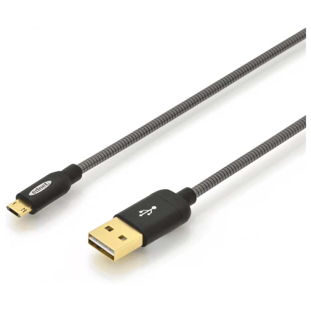 įkrovimo laidas ednet 31076 USB 2.0 (Ekspozicinė prekė)