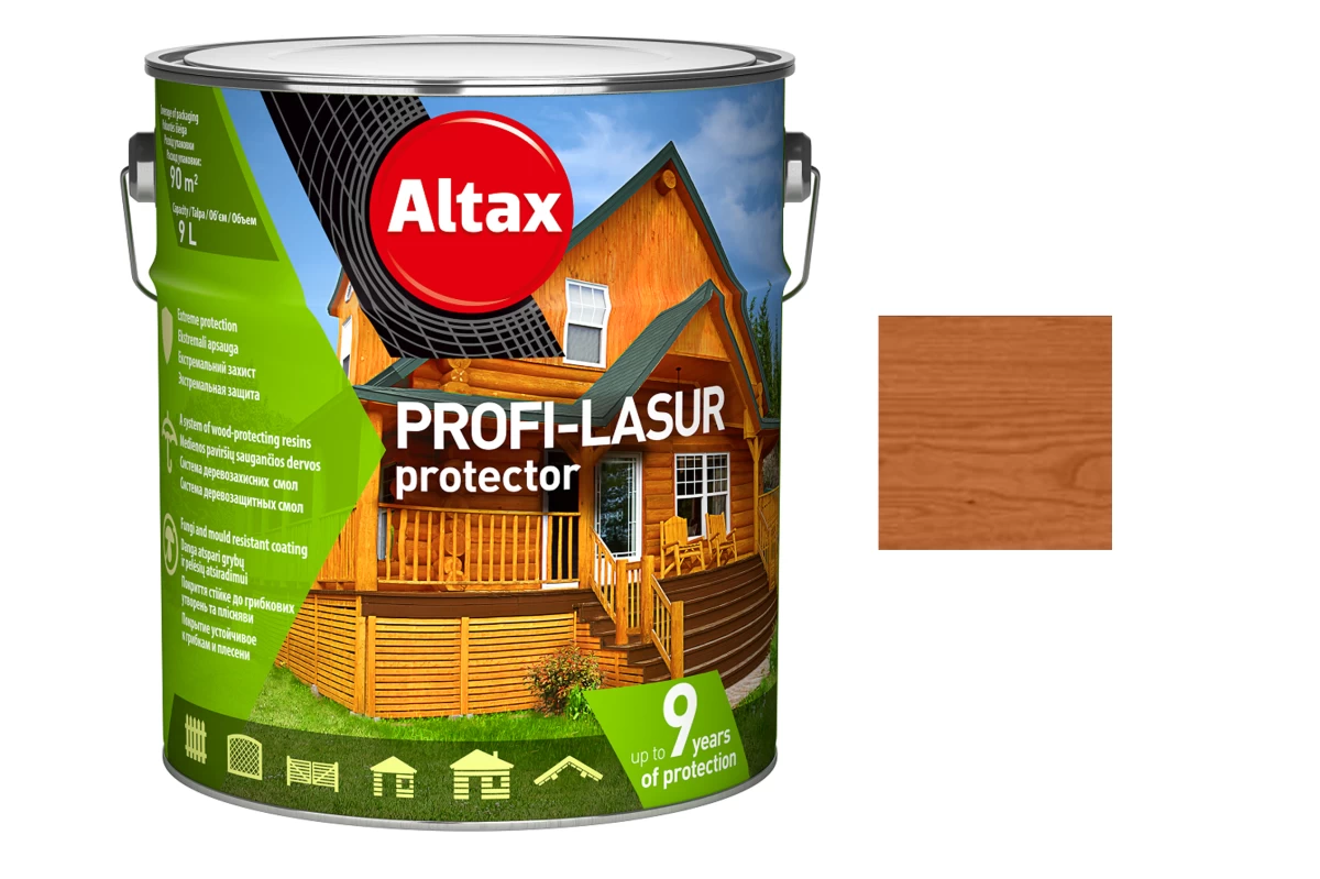 Impregnantas ALTAX Profi-Lasur 9 l tikas