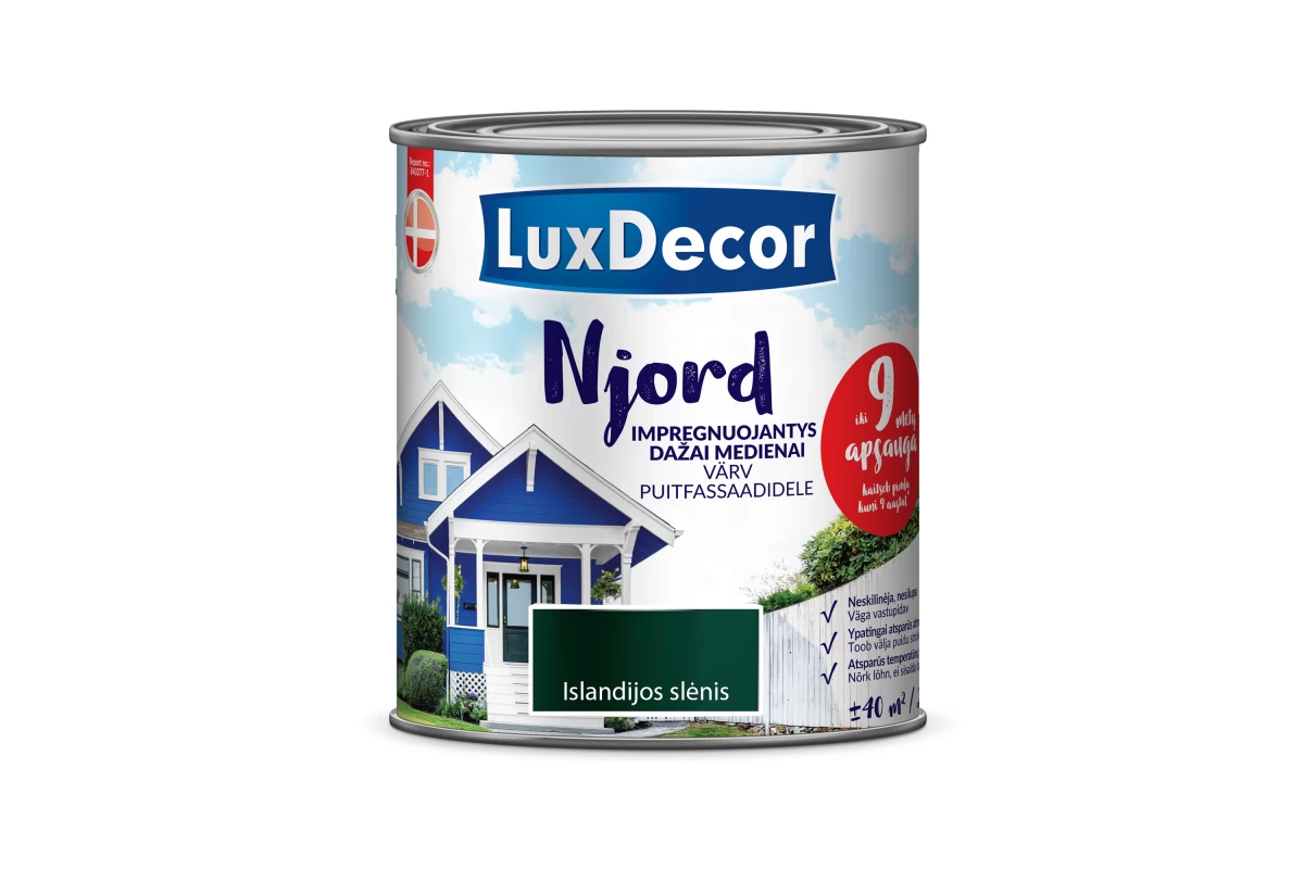 Impregnuojantys dažai LuxDecor Njord, Islandijos slėnis, 0,75 L