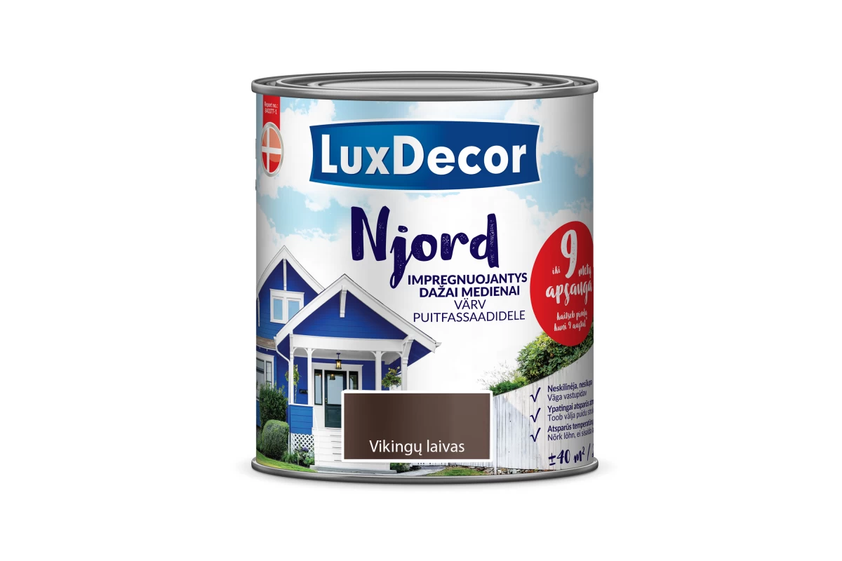 Impregnuojantys dažai LuxDecor Njord, Vikingų laivas, 0,75 L