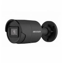 IP kamera BULLET, AcuSense, 4MP, F2.8mm(103°), PoE, IR iki 40m, integruotas mikrofonas, micro SD iki 256GB, IP67, juoda, Hikvision