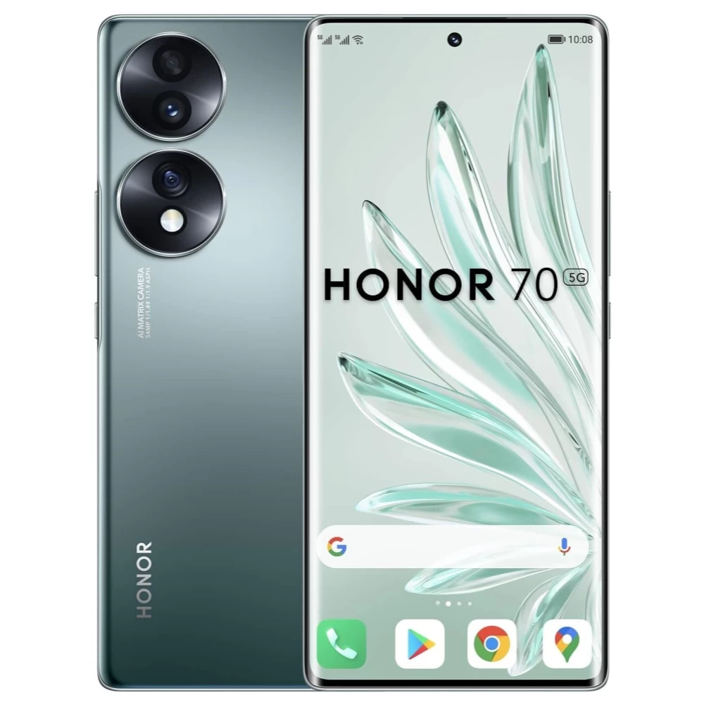 Išmanusis telefonas Honor 70 8/128GB, Emerald Green (Ekspozicinė prekė)