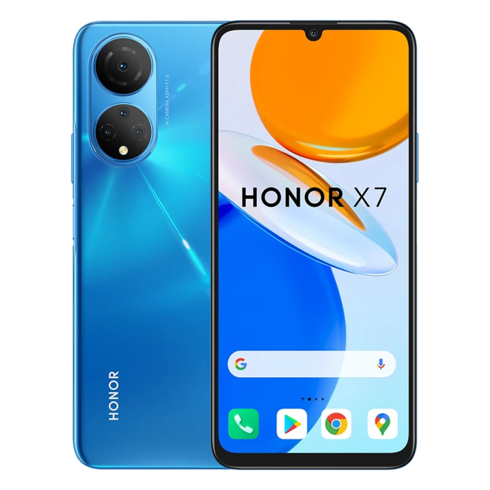 Išmanusis Telefonas Honor X7 128GB, Mėlyna (Ekspozicinė prekė)