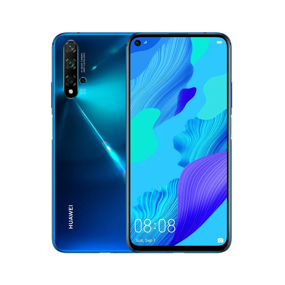 Išmanusis Telefonas Huawei Nova 5T 128GB YAL-L21, mėlyna (Ekspozicinė prekė)