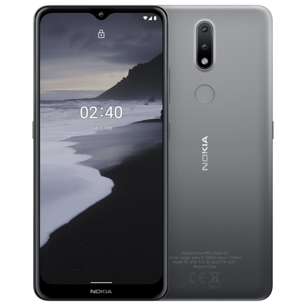 Išmanusis Telefonas Nokia 2.4 TA-1270 32GB, Pilka (Nepilna komplektacija) (Ekspozicinė prekė)