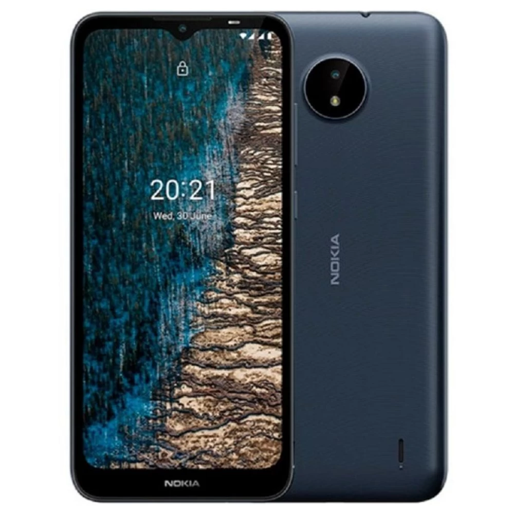 Išmanusis Telefonas Nokia C20 2/32GB, Tamsiai Mėlyna (Nepilnos komplektacijos) (Ekspozicinė prekė)