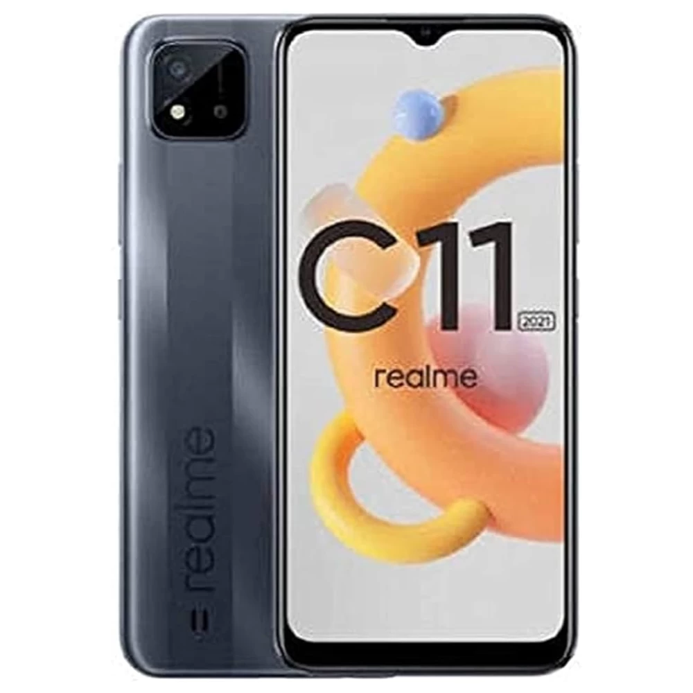 Išmanusis telefonas Realme C11 (2021), 32 GB, Dual SIM, pilka (Ekspozicinė prekė)