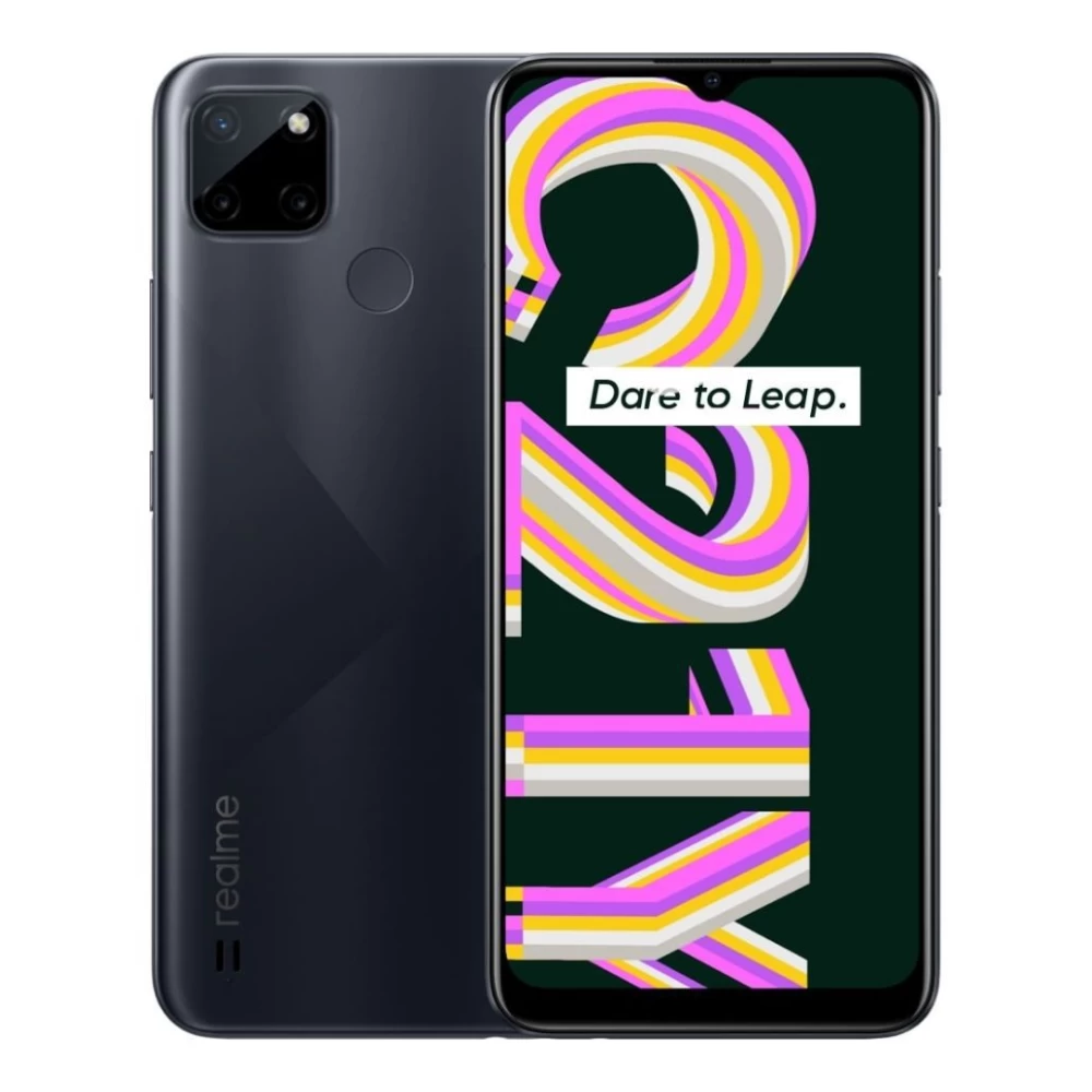 Išmanusis Telefonas Realme C21-Y, Juoda (nepilna komplektacija) (Ekspozicinė prekė)