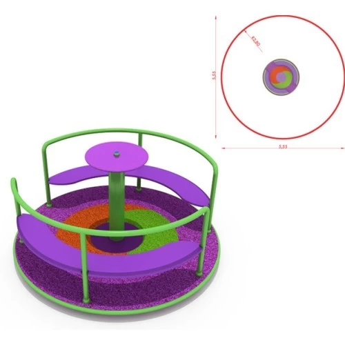 Karuselė modelis KM-0003QG