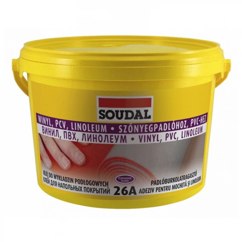 Klijai grindų dangoms SOUDAL 26A, 15kg