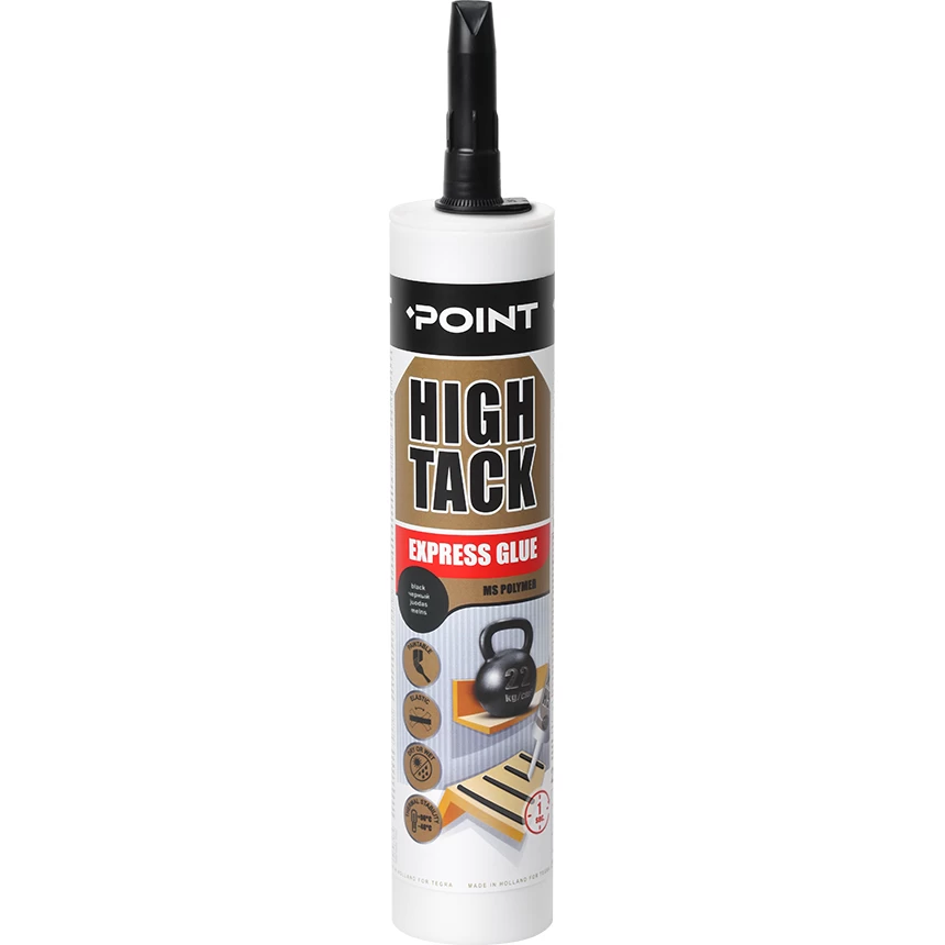 Klijai POINT High Tack, 290ml juoda sp.