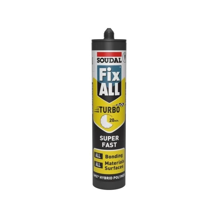 Klijai SOUDAL Fix All Turbo, 290ml pilki