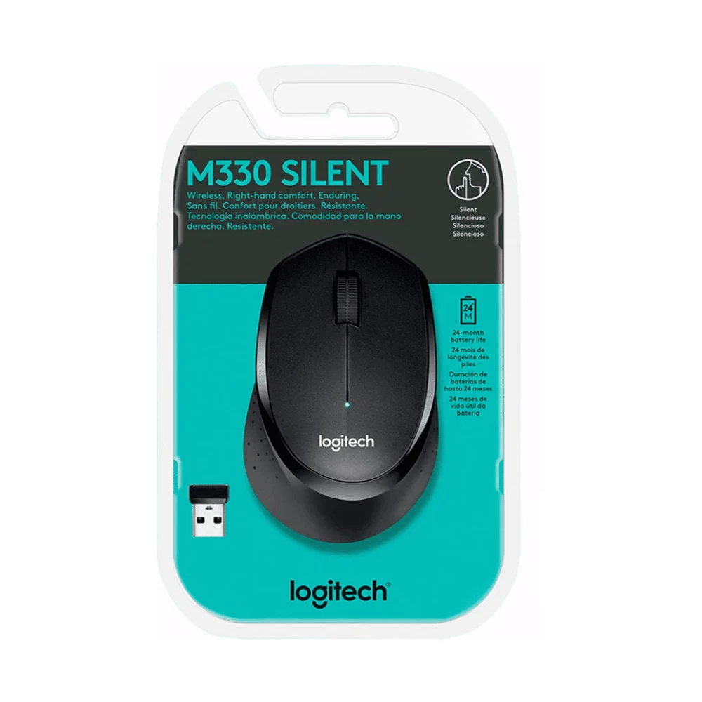 Kompiuterio pelė Logitech Silent M330 (Ekspozicinė prekė)