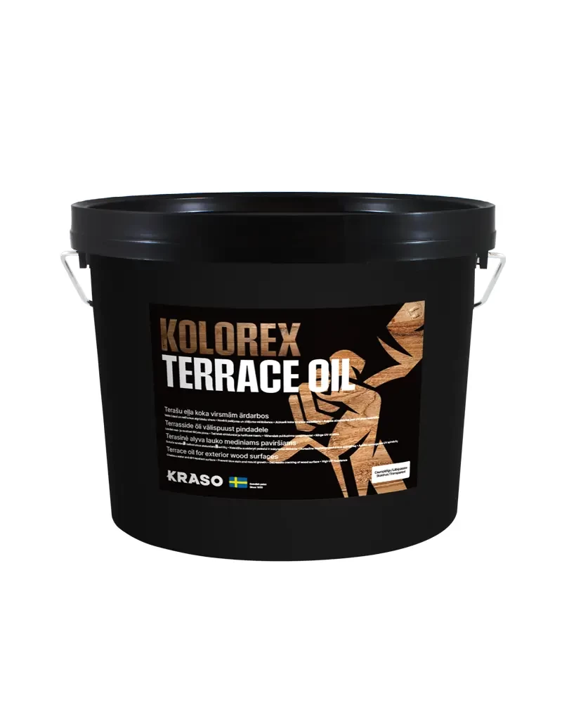 KRASO KOLOREX TERRACE OIL terasų alyva - KLAR - 0.9 L